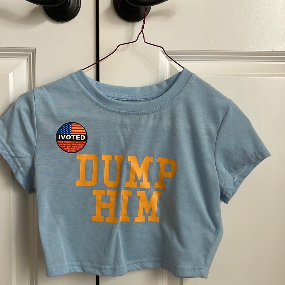 Brittney Spears “Dump Him” cropped baby tee